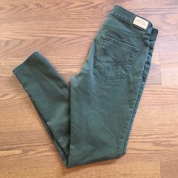 Aeropostale olive jeggings - Picture 1 of 7